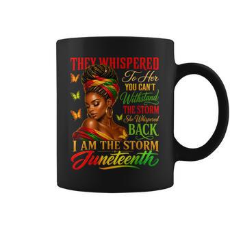 Junenth Girls Black African America Freedom Coffee Mug - Thegiftio UK