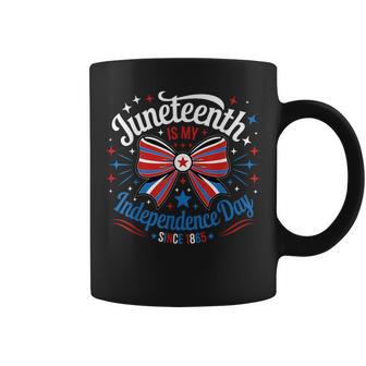 Junenth Is My Independence Day Since 1865 Red White Blue Coffee Mug - Thegiftio UK