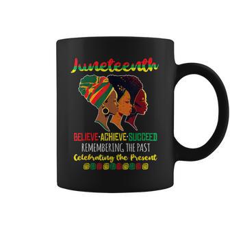 Junenth Is My Independence Day Believe Achieve Succeed Coffee Mug - Thegiftio UK