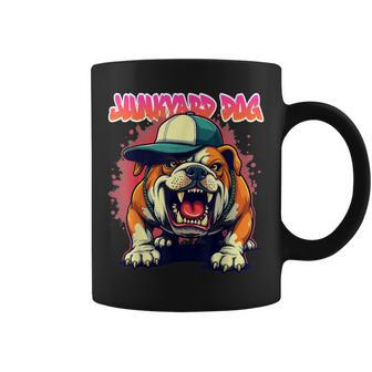 Junkyard Dog Bulldog Hip Hop Urban Streetwear Graffiti Coffee Mug - Thegiftio UK