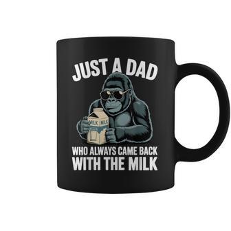 Just A Dad Who Always Came Back With Milk Father’S Day Coffee Mug - Thegiftio UK