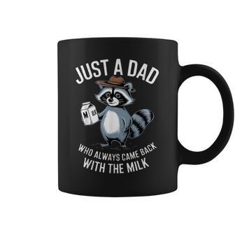 Just A Dad Who Always Came Back Raccoon Father's Day Coffee Mug - Thegiftio UK