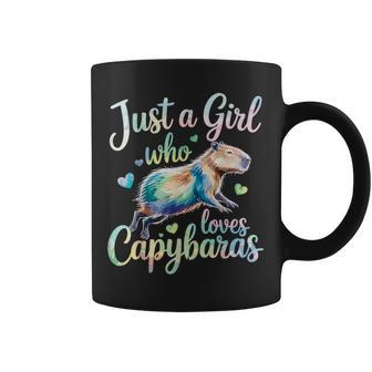 Just A Girl Who Loves Capybaras Coffee Mug - Thegiftio UK