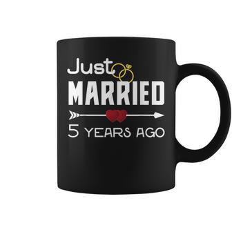 Just Married 5年前シャツ 結婚5周年記念 コーヒーマグ - Kawaiitshirt