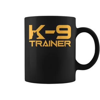 K-9 K9 ドッグハンドラー トレーナー 警察 セキュリティ ハロウィン コーヒーマグ - Kawaiitshirt