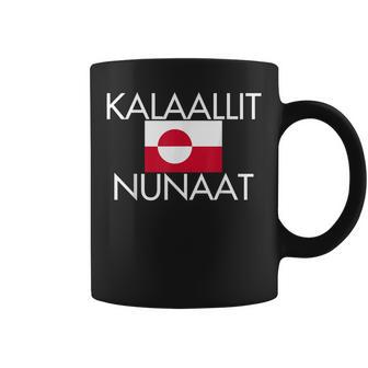 Kalaallit Nunaat Bandera De Groenlandia Taza de café - Regaloses