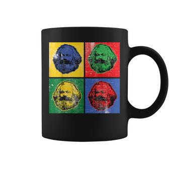 Karl Marx ビンテージレトロポップアート 社会主義政治 コーヒーマグ - Kawaiitshirt