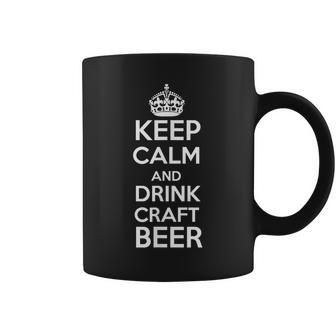 Keep Calm And Drink Craft Beer Beer Lover コーヒーマグ - Kawaiitshirt