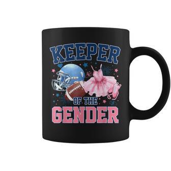 Keeper Of The Gender Touchdown Or Tutus Gender Reveal Party Coffee Mug - Thegiftio UK