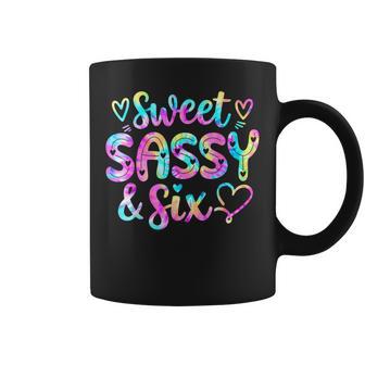 Kids 6Th Birthday Girl Sweet Sassy And Six 6 Year Old Girls Coffee Mug - Thegiftio UK