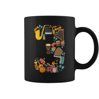 Kids Musical Instruments 3 Year Old Boys Girls 3Rd Birthday Coffee Mug - Thegiftio UK