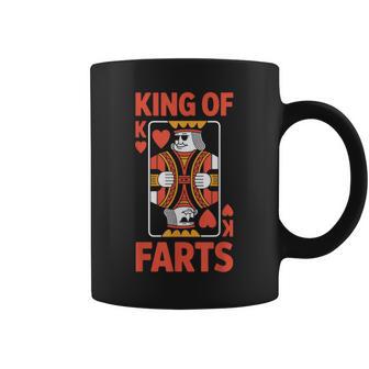 King Of Farts Poker Playing Card Humor Coffee Mug - Thegiftio UK