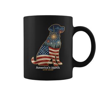 Labrador Retriever America's 250Th Dog Patriotic Usa Coffee Mug - Monsterry