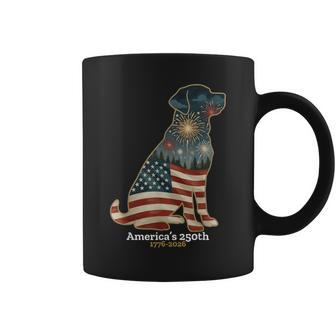 Labrador Retriever America's 250Th Patriotic Dog Fireworks Coffee Mug - Thegiftio UK