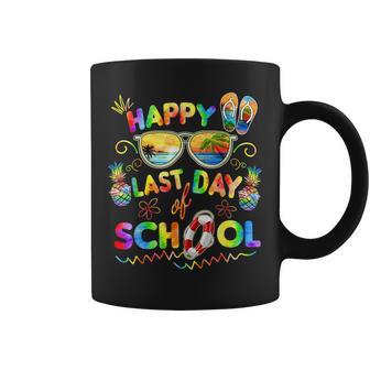 Last Day Ofchool For Teacher Off Duty Tie And Dye コーヒーマグ - Kawaiitshirt