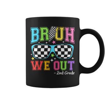 Last Day Of School Sunglasses Bruh We Out Second Grade Kids Coffee Mug - Monsterry