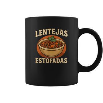 Lentejas Estofadas Comida Española Taza de café - Regaloses