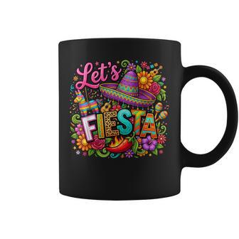 Let's Fiesta San Antonio Cinco De Mayo Mexican Party Coffee Mug - Thegiftio UK