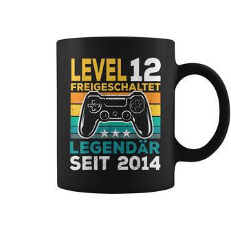 Level 12 Geburtstag Junge Gamer Mann Deko Jahrgang 2014 Tassen - Seseable