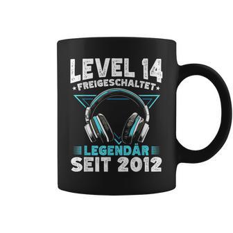 Level 14 Geburtstag Junge Gamer Mann Deko Jahrgang 2012 Tassen - Seseable