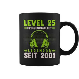 Level 25 Geburtstag Junge Gamer Mann Deko Jahrgang 2001 Tassen - Seseable
