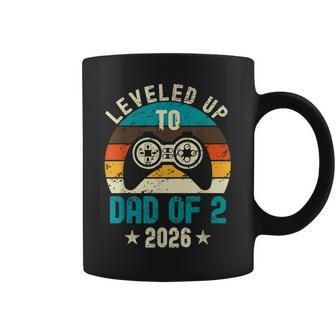 I Leveled Up To Dad Of 2 2026 Promoted To Soon To Be Father Coffee Mug - Thegiftio UK