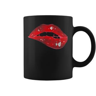 Lèvres Pleines Bouche Rouge Tasse - Cadeauxyz