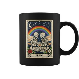 Lgbt Tarot Skeleton Gay Pride Lgbtq Equal Rights Transgender Coffee Mug - Thegiftio