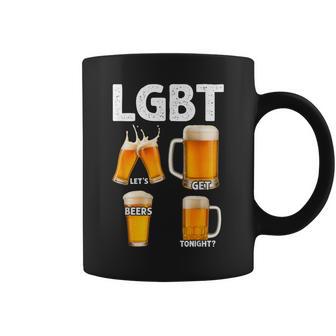 Lgbtq Let’S Get Beers Tonight Drink Night Time Coffee Mug - Thegiftio