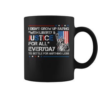 Liberty And Justice For All Patriotic Usa 4Th July Political Coffee Mug - Thegiftio UK