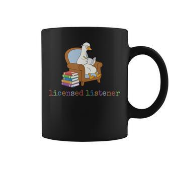 Licensed Listener Goose Counselor Graduation Mental Health Coffee Mug - Thegiftio UK