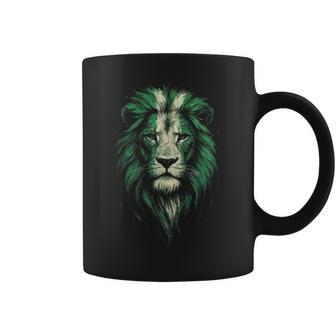 Lion Nigerian Nigeria Nigerian Flag Coffee Mug - Thegiftio UK