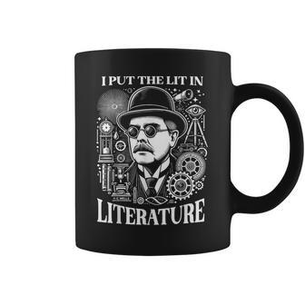 Literatura Iluminada Autor Escritor Y Novelista De Hg Wells Taza de café - Regaloses