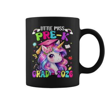 Little Miss Pre-K Grad 2026 Graduate Unicorn Kids Girl Prek Coffee Mug - Thegiftio UK