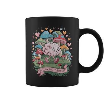Live Laugh Lobotomy Ironischer Existenziellerchrecken Humor Tassen - Seseable