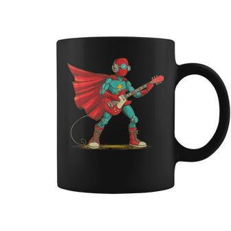 Look Cool Héros Avec Guitare Électrique Pour Les Amateurs De Rockstar Tasse - Cadeauxyz