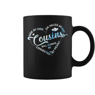 Los Primos Uno Al Lado Del Otro O A Millas De Distanciaiempre Estarán Conectados Taza de café - Regaloses