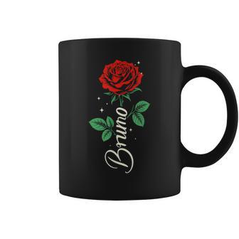Love Heart Bruno First Name Personalized For Kids Coffee Mug - Monsterry