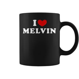 I Love Melvin 私は愛する Melvin コーヒーマグ - Kawaiitshirt