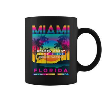 I Love Miami Miamiibes Illustration Graphic s コーヒーマグ - Kawaiitshirt