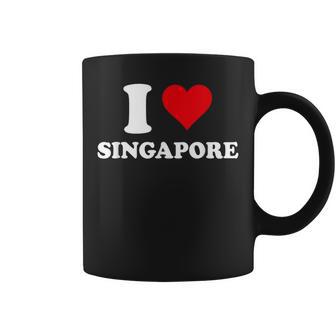 I Loveingapore Heart シンガポールギフト コーヒーマグ - Kawaiitshirt
