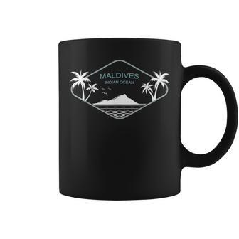 Maldives Océan Indien Palmiers Oiseaux Île Cadeauouvenir Tasse - Cadeauxyz