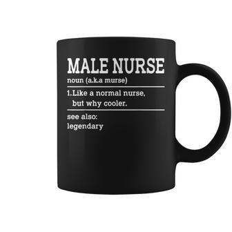 Male Nurse Noun Rn Boys Nursing Nurse Week Healthcare Worker Coffee Mug - Thegiftio UK
