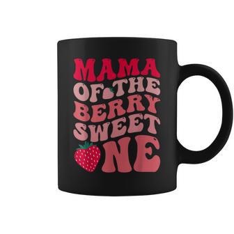 Mama Of The Berry Sweet One Strawberry First Birthday Coffee Mug - Thegiftio UK