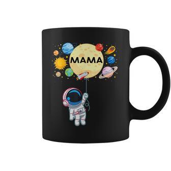 Mama Of The Birthday Boy Astronaut Space Planets Family Coffee Mug - Thegiftio UK