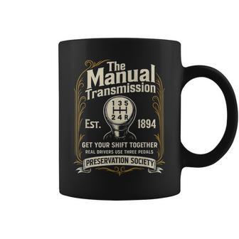 The Manual Transmission Preservation Society Car Guy Coffee Mug - Thegiftio UK