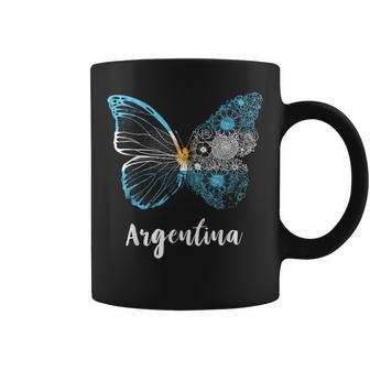 Mariposa Argentinaol De Mayo Buenos Aires Bandera Argentina Taza de café - Regaloses
