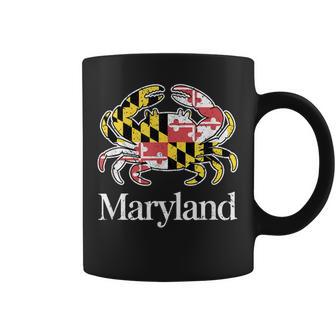 Maryland Crab State Flag Graphic Coffee Mug - Thegiftio UK