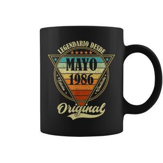 Mayo 40 Años Regalo Cumpleaños Hombre Original 1986 Taza de café - Regaloses