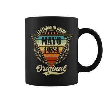 Mayo 42 Años Regalo Cumpleaños Hombre Original 1984 Taza de café - Regaloses